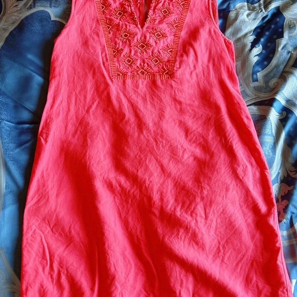 J Crew Linen Summer Dress Size PXS - Picture 6 of 8